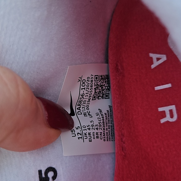 Nike Air Max III Hot Coral, Blue Crystal & White Sneakers - Picture 9 of 12